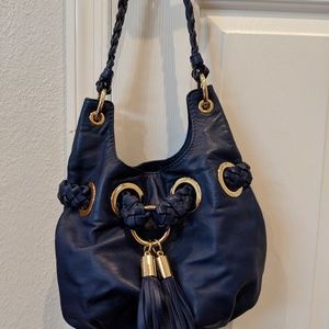Michael Kors Tote with Tassel, Grommet detail